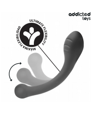 ADDICTED TOYS ESTIMULADOR ANAL DOBLE SILICONA 18 CM