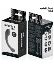 ADDICTED TOYS ESTIMULADOR ANAL DOBLE SILICONA 18 CM