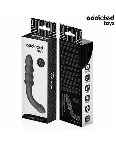 ADDICTED TOYS MASAJEADOR ANAL DOBLE SILICONA 165 CM