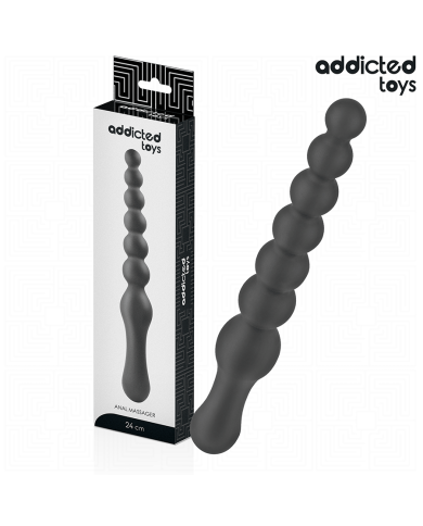 ADDICTED TOYS MASAJEADOR ANAL DOBLE SILICONA 24 CM
