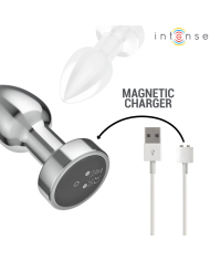 INTENSE PLUG ANAL 10 VIBRACIONES METAL CON CONTROL REMOTO S