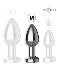 INTENSE PLUG ANAL 10 VIBRACIONES METAL CON CONTROL REMOTO M