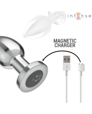INTENSE PLUG ANAL 10 VIBRACIONES METAL CON CONTROL REMOTO L