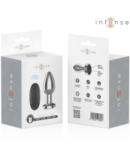 INTENSE PLUG ANAL 10 VIBRACIONES METAL CON CONTROL REMOTO L