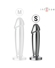 INTENSE PLUG ANAL 10 VIBRACIONES METAL EN FORMA DE DILDO CON CONTROL REMOTO S