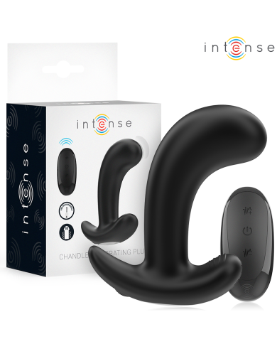 INTENSE CHANDLER PLUG ANAL 10 VIBRACIONES NEGRO CONTROL REMOTO