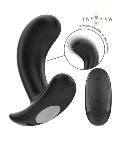 INTENSE CHANDLER PLUG ANAL 10 VIBRACIONES NEGRO CONTROL REMOTO
