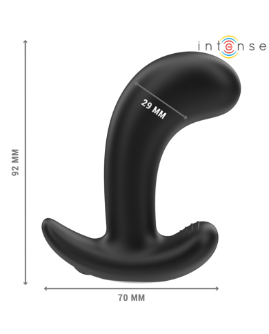 INTENSE CHANDLER PLUG ANAL 10 VIBRACIONES NEGRO CONTROL REMOTO