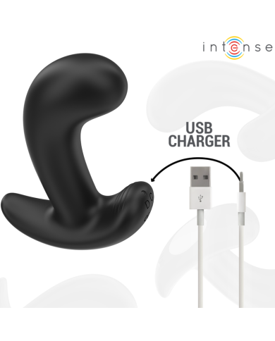 INTENSE CHANDLER PLUG ANAL 10 VIBRACIONES NEGRO CONTROL REMOTO