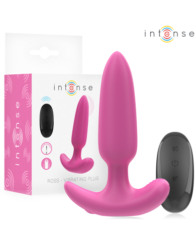 INTENSE ROSS PLUG ANAL 10 VIBRACIONES ROSA CONTROL REMOTO