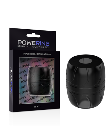 POWERING SUPER FLEXIBLE Y RESISTENTE ANILLO PENE 5 CM PR11 NEGRO POWERING SUPER FLEXIBLE Y RESISTENTE ANILLO PENE 5 CM PR11 NEGRO