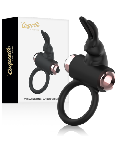 COQUETTE CHIC DESIRE COCK RING ANILLO VIBRADOR NEGRO GOLD COQUETTE CHIC DESIRE COCK RING ANILLO VIBRADOR NEGRO GOLD