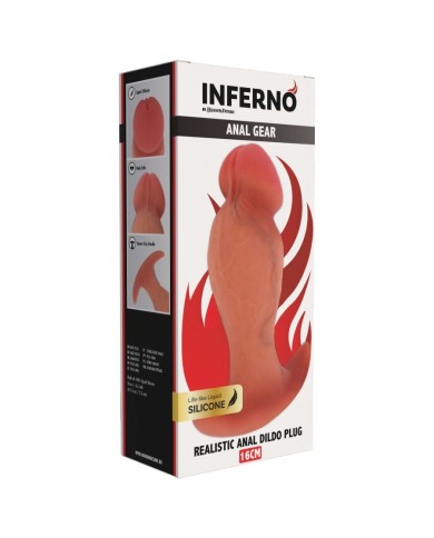 HIDDEN DESIRE INFERNO PLUG ANAL REALISTICO 16 CM