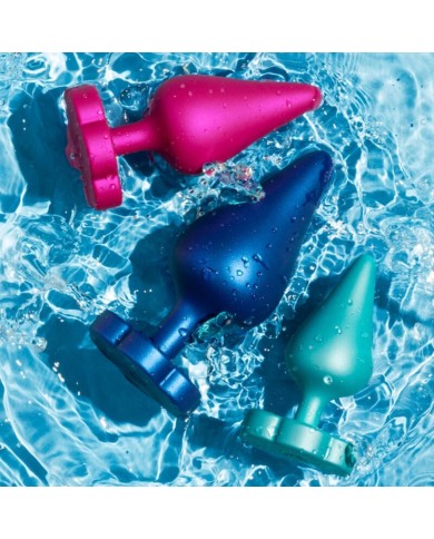 ROMP LUSTER KIT DE ENTRENAMIENTO ANAL S M L CON BASE EN FORMA DE FLOR