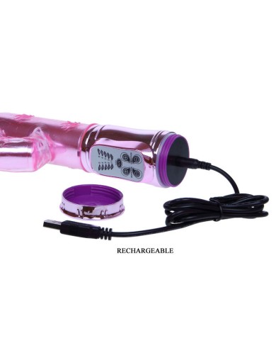 BAILE THROBBING BUNNY ROTADOR RAMPANTE ROSA