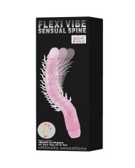 BAILE FLEXI VIBE SENSUAL SPINE BENDABLE VIBRATING DILDO LILA 235 CM