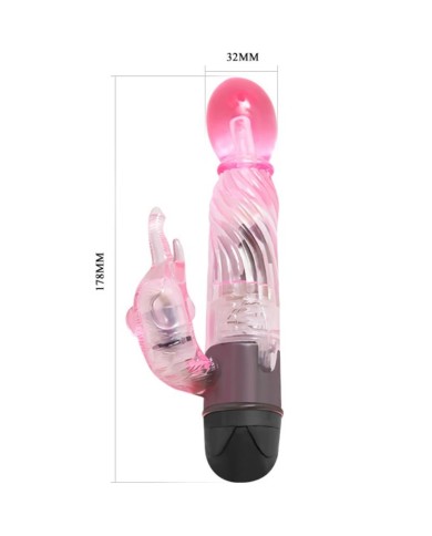 BAILE GIVE YOU A KIND OF LOVER VIBRADOR CON RABBIT ROSA 10 MODOS