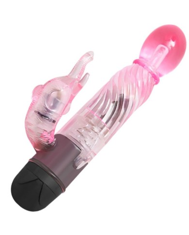 BAILE GIVE YOU A KIND OF LOVER VIBRADOR CON RABBIT ROSA 10 MODOS