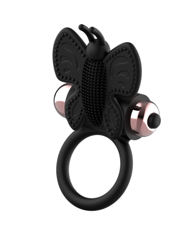 COQUETTE CHIC DESIRE COCK RING BUTTERFLY ANILLO VIBRADOR NEGRO GOLD