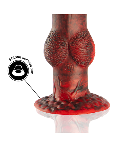 EPIC PROMETHEUS DILDO TITAN EN LLAMAS RECARGABLE CONTROL REMOTO