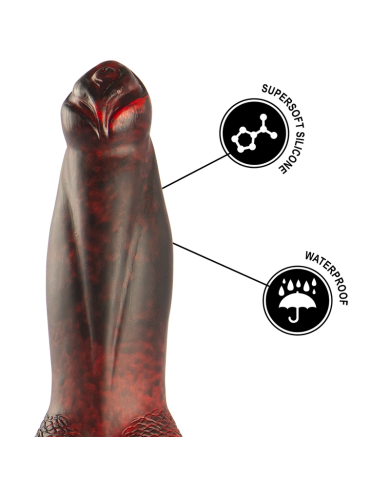 EPIC PROMETHEUS DILDO TITAN EN LLAMAS RECARGABLE CONTROL REMOTO