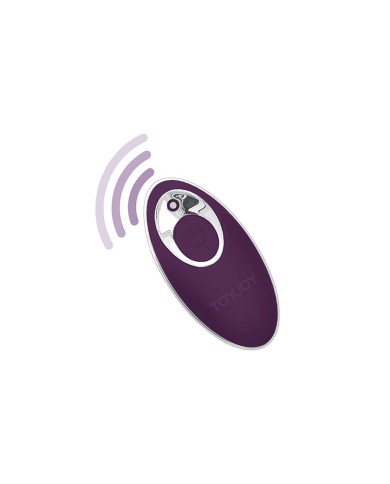 TOYJOY HAPPINESS KNOCK KNOCK EGGSTAVAGANT VIBRADOR CON CONTROL REMOTO MORADO