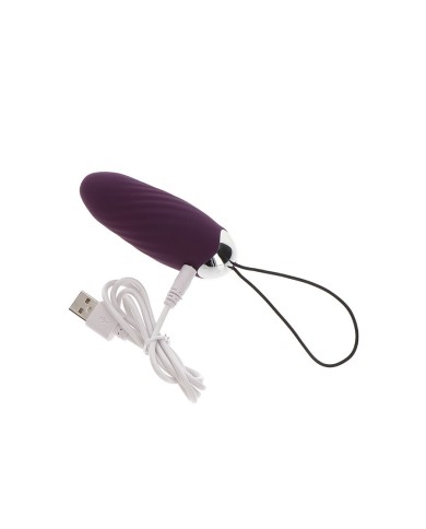TOYJOY HAPPINESS KNOCK KNOCK EGGSTAVAGANT VIBRADOR CON CONTROL REMOTO MORADO