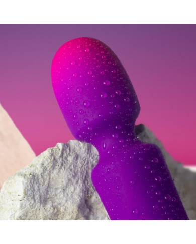 ROCKS OFF GLO GIRL VIBRADOR WAND MINI MORADO