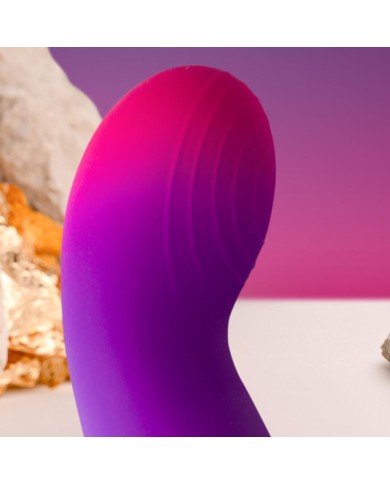 ROCKS OFF GLOW GIRL VIBE VIBRADOR G SPOT DISCRETO MORADO