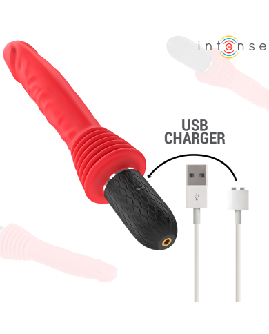 INTENSE CYNTHIA VIBRADOR THRUSTING CONTROL REMOTO CON CALOR