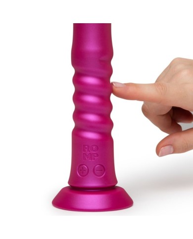 ROMP JIGGLE VIBRADOR UP AND DOWN CON VENTOSA ROSA