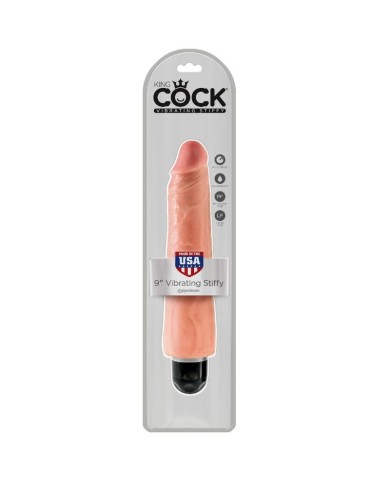 KING COCK VIBRADOR REALISTICO STIFFY 23 CM NATURAL