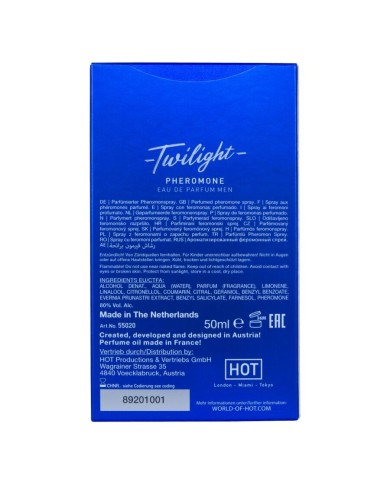 HOT TWILIGHT PERFUME CON FEROMONAS HOMBRE 50 ML