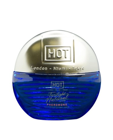 HOT TWILIGHT NATURAL CON FEROMONAS HOMBRE 15 ML