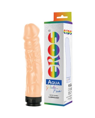 PRIDE EROS AQUA LGBT PRIDE DILDO CON LUBRICANTE BASE AGUA