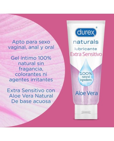 DUREX NATURALS LUBRICANTE EXTRA SENSITIVO 100 ML