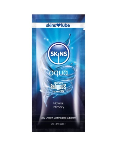 SKINS AQUA LUBRICANTE BASE DE AGUA MONODOSIS 5 ML