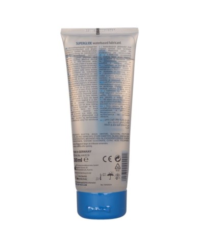 HOT SUPERGLIDE LIQUID PLEASURE LUBRICANTE BASE AGUA 200 ML