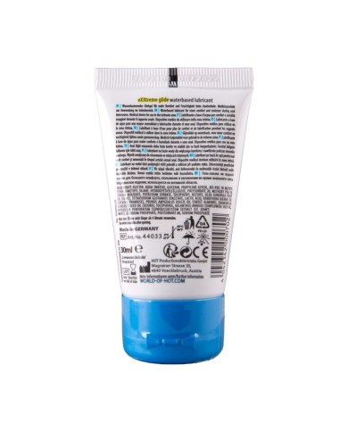 HOT EXXTREME GLIDE LUBRICANTE BASE AGUA ACEITE CONFORT A 30 ML