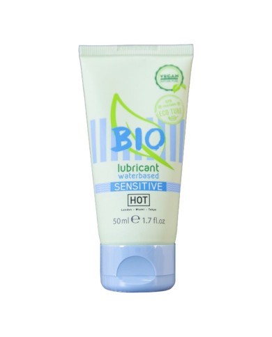 HOT BIO LUBRICANT LUBRICANTE BIO BASE AGUA SENSIBLE 50 ML