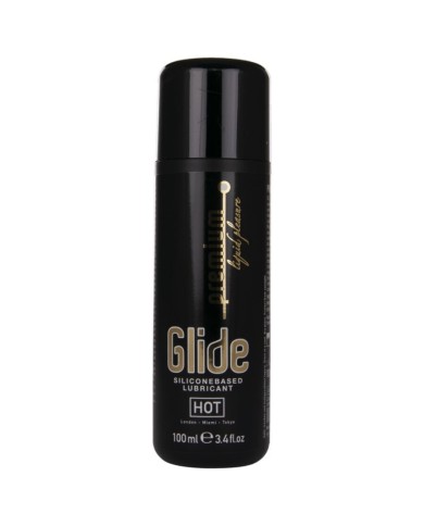 HOT PREMIUM SILICONE GLIDE LUBRICANTE BASE SILICONA 100 ML