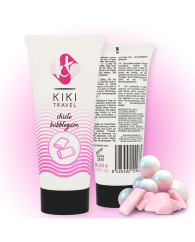 KIKI TRAVEL LUBRICANTE SABOR A CHICLE 50 ML