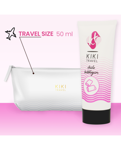KIKI TRAVEL LUBRICANTE SABOR A CHICLE 50 ML