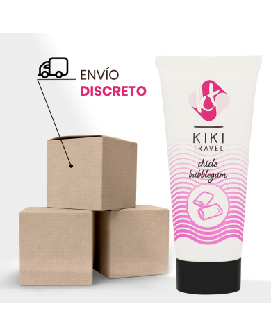 KIKI TRAVEL LUBRICANTE SABOR A CHICLE 50 ML
