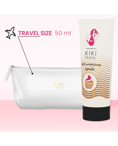 KIKI TRAVEL GEL DESLIZANTE SABOR A TARTA AMERICANA CUPCAKE 50 ML