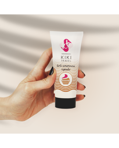 KIKI TRAVEL GEL DESLIZANTE SABOR A TARTA AMERICANA CUPCAKE 50 ML