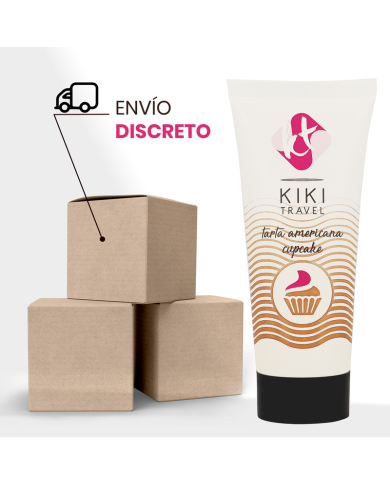 KIKI TRAVEL GEL DESLIZANTE SABOR A TARTA AMERICANA CUPCAKE 50 ML