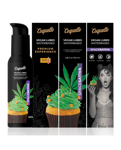 COQUETTE CHIC DESIRE PREMIUM EXPERIENCE LUBRICANTE VEGANO SPACE SATIVA 100 ML