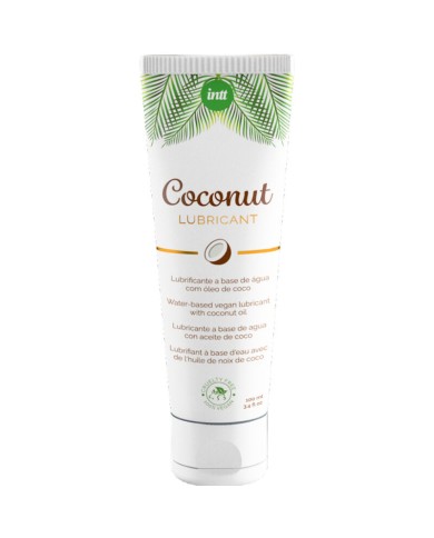 INTT LUBRICANTE VEGANO A BASE DE AGUA CON SABOR INTENSO A COCO