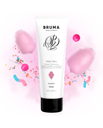 BRUMA GEL DESLIZANTE CON ALOE VERA SABOR A NUBE 100 ML